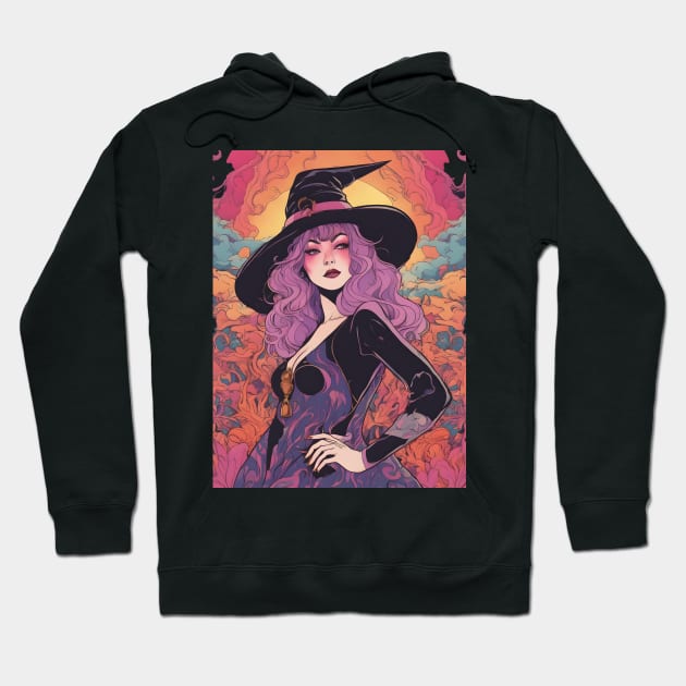 cute witch Hoodie by PlushFutura